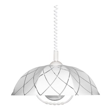 Prezent 47001 L02 - Pull-down chandelier LYRA 1xE27/60W/230V